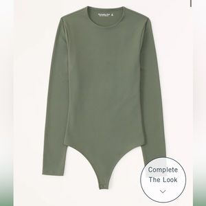 Abercrombie & Fitch Long Sleeve Seamless Bodysuit M